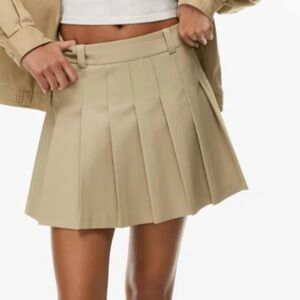 Sunday Best Tan Skater Skirt